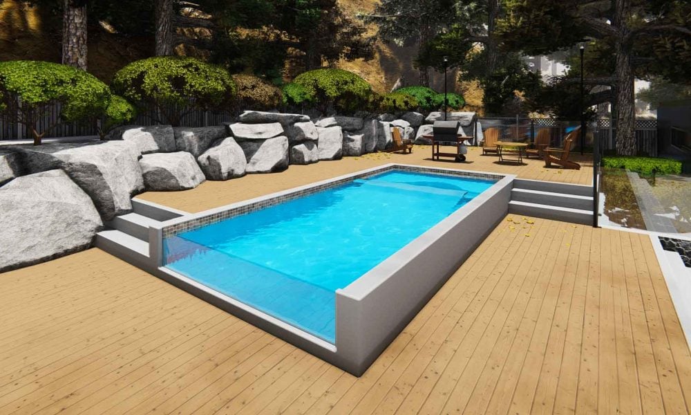 Summer, Relaxation & Fun with Swimming Pool, Install Now at Home